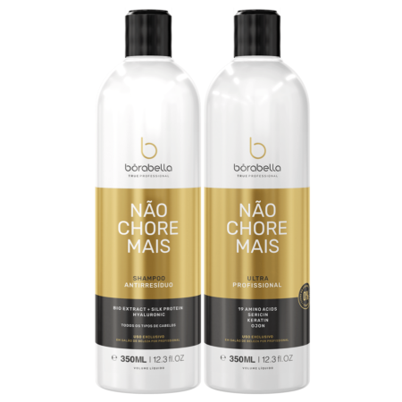 Kit Progressiva Não Chore Mais Borabella Sem Formol 350ml cada