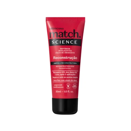Ampola Capilar Match Science Reconstrução 30ml