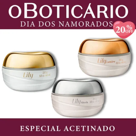 Kit Lily Trio Acetinado