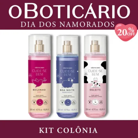 Kit Body Splash Cuide-se Bem