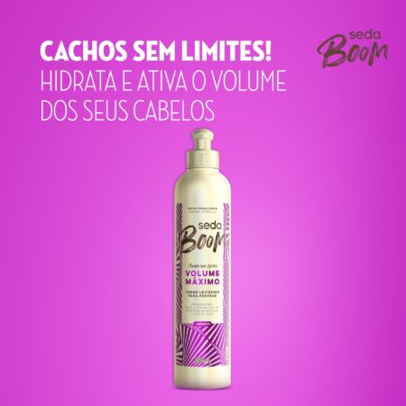Seda Boom Volume Máximo Creme de Pentear - 350ml