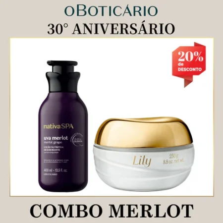 Combo Uva Merlot Hidratante