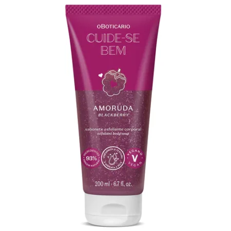 Sabonete Esfoliante Corporal Cuide-se Bem Amoruda 200ml