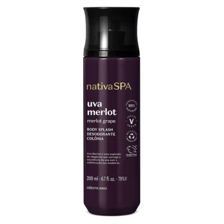 Nativa SPA Body Splash Uva Merlot 200ml