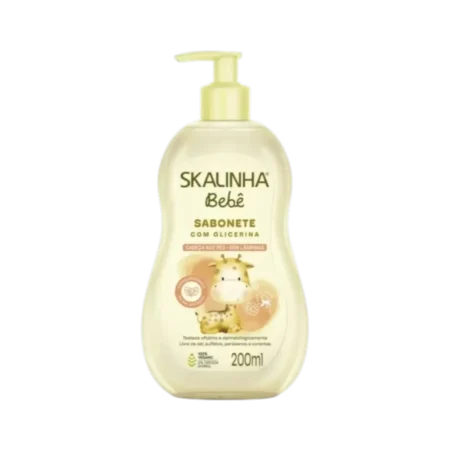Sabonete Líquido com Glicerina Skalinha Baby 200ml